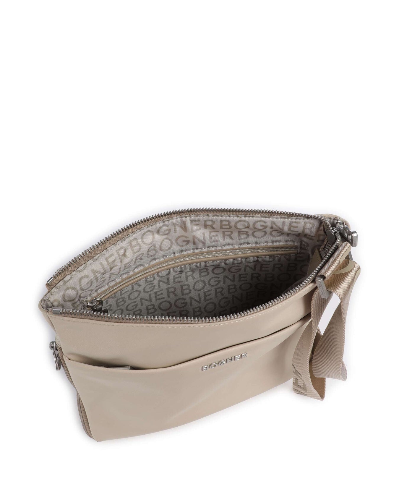 Bogner Klosters Serena Crossbody bag oyster gray