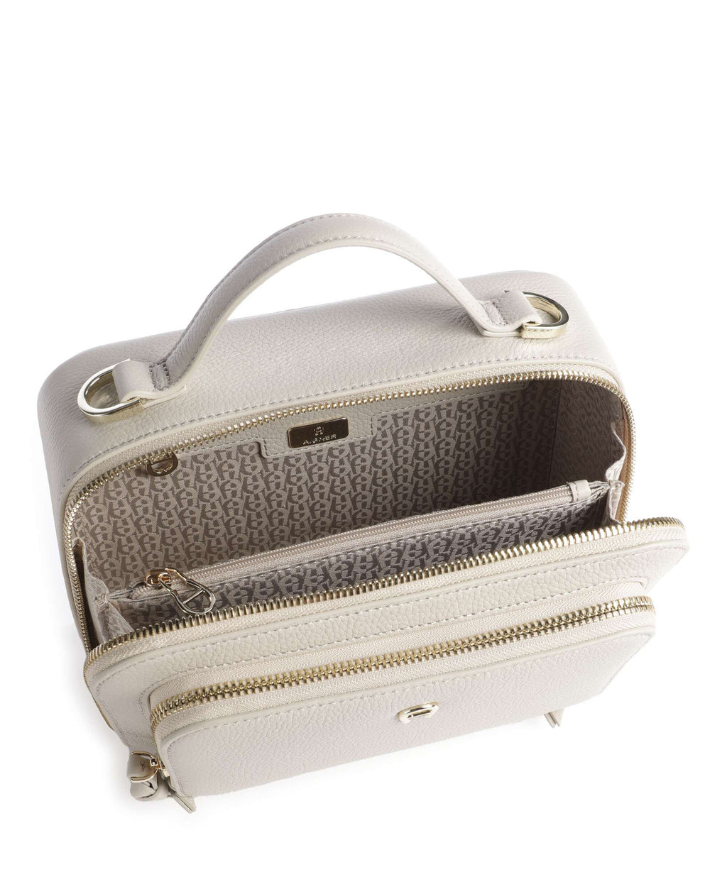 Aigner Zita S Crossbody bag pearl white