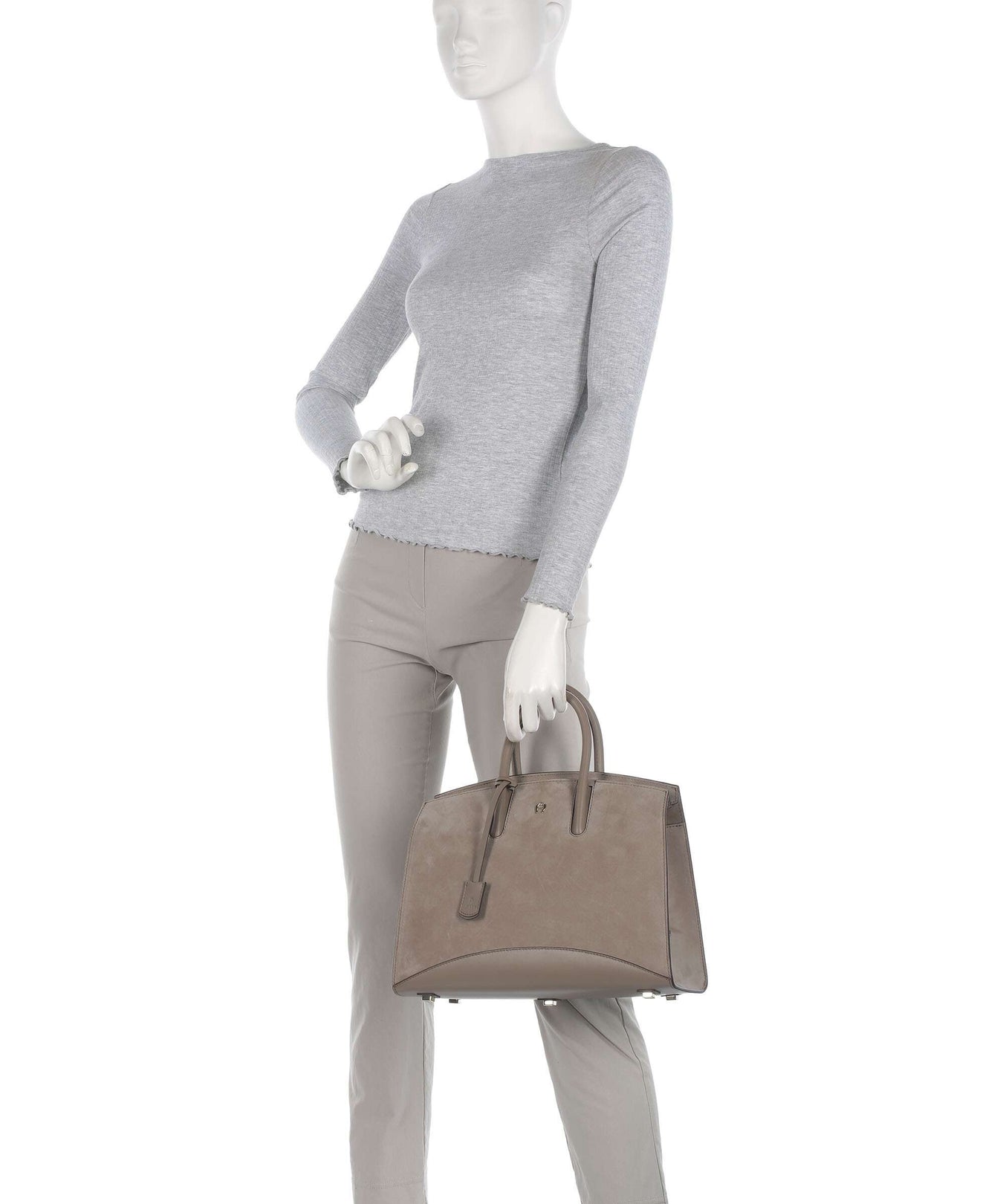 Aigner Eve M Handbag coal brown