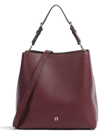 Aigner Delia M Hobo väska burgundy