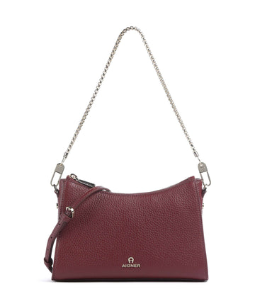 Aigner Ivy S Axelremsväska burgundy