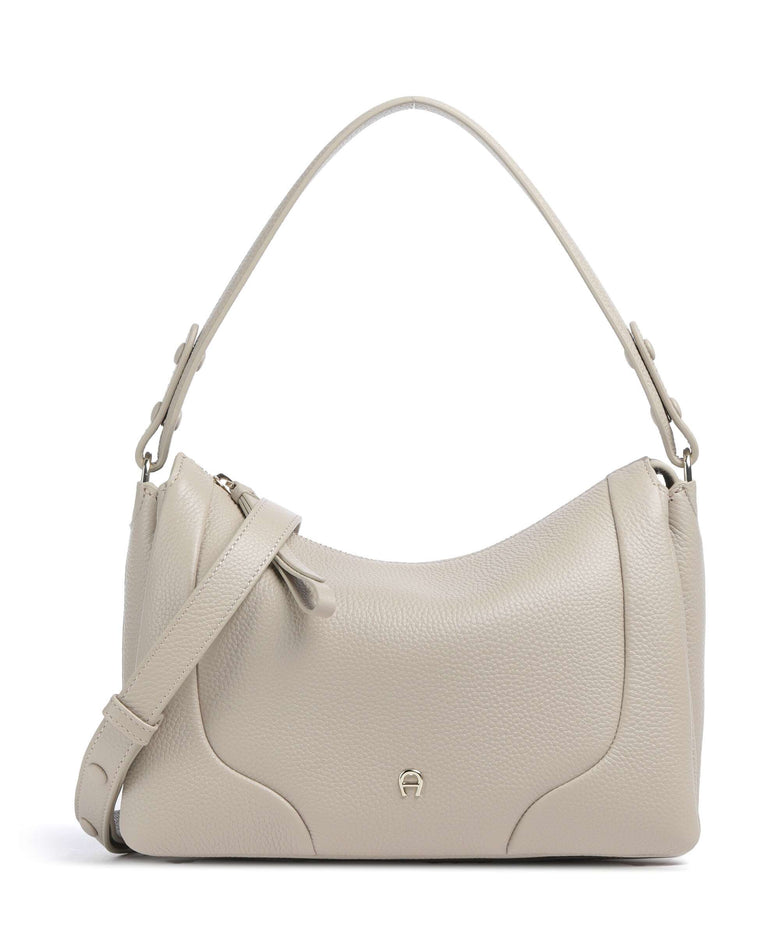 Aigner Mara S Hobo bag alpaca beige