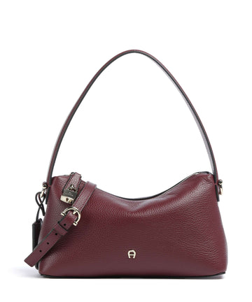 Aigner Delia S Axelremsväska burgundy