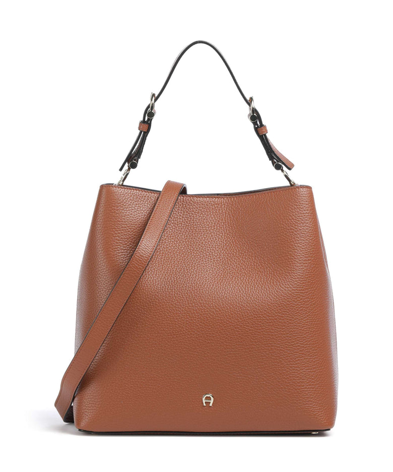Aigner Delia M Hobo bag cognac brown
