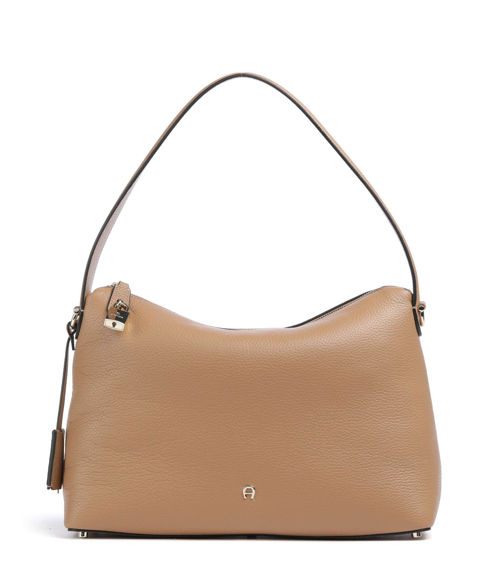 Aigner Delia M Hobo bag oat beige