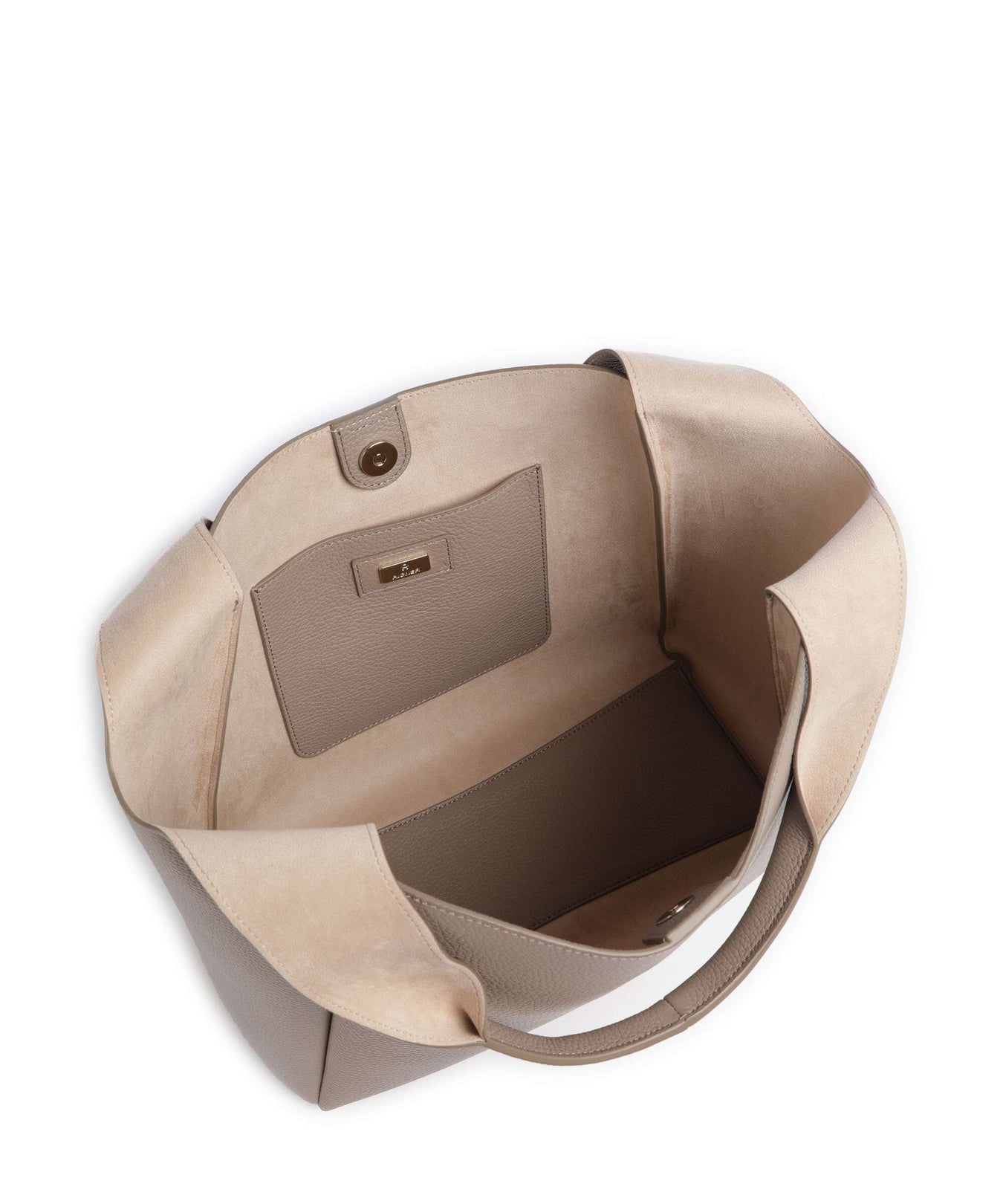 Aigner Zaira M Hobo bag taupe