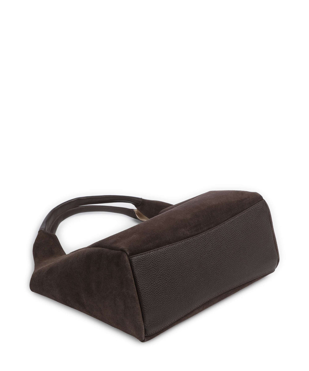 Aigner Zaira M Hobo bag soil brown
