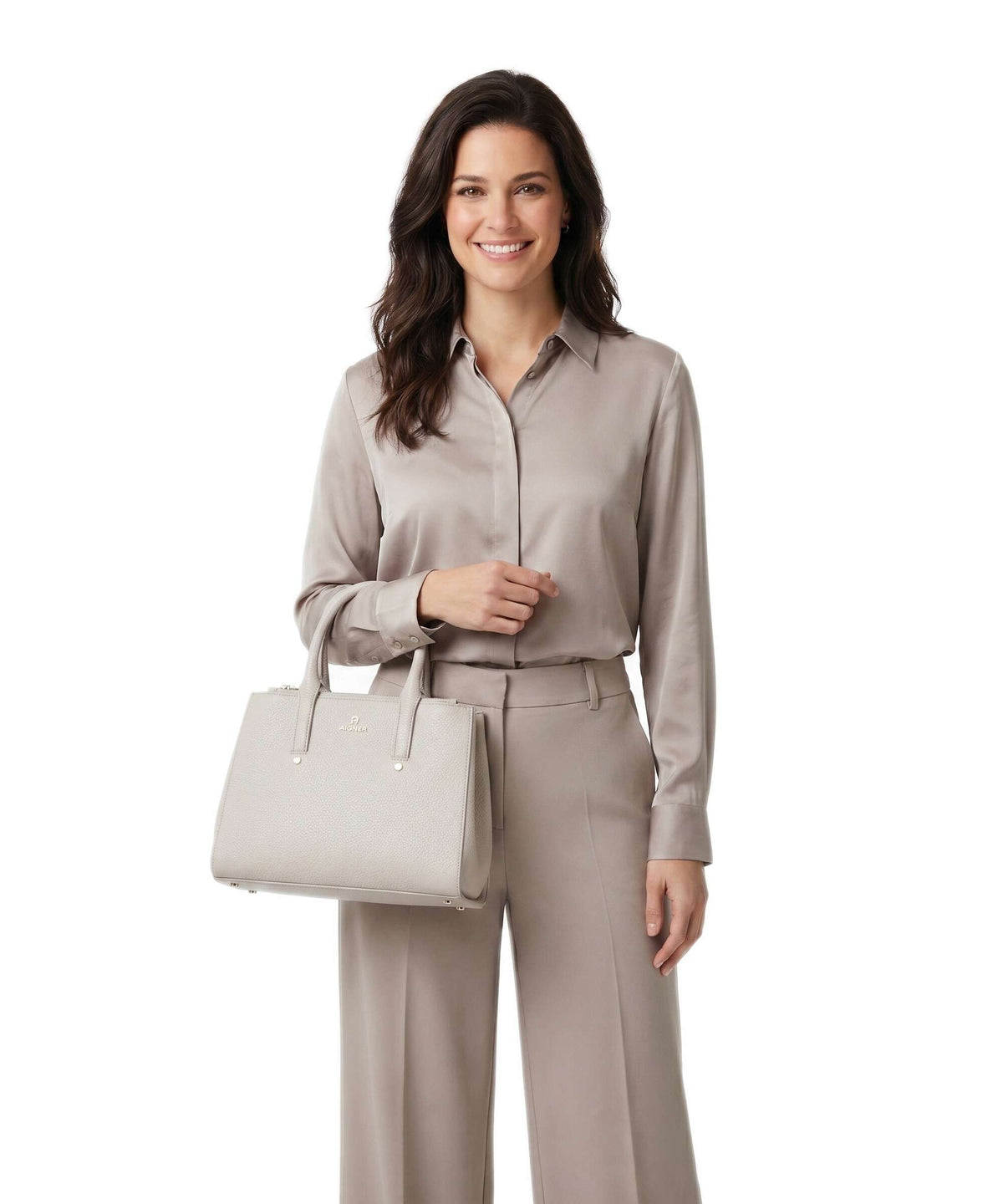 Aigner Ivy M Handbag fog beige
