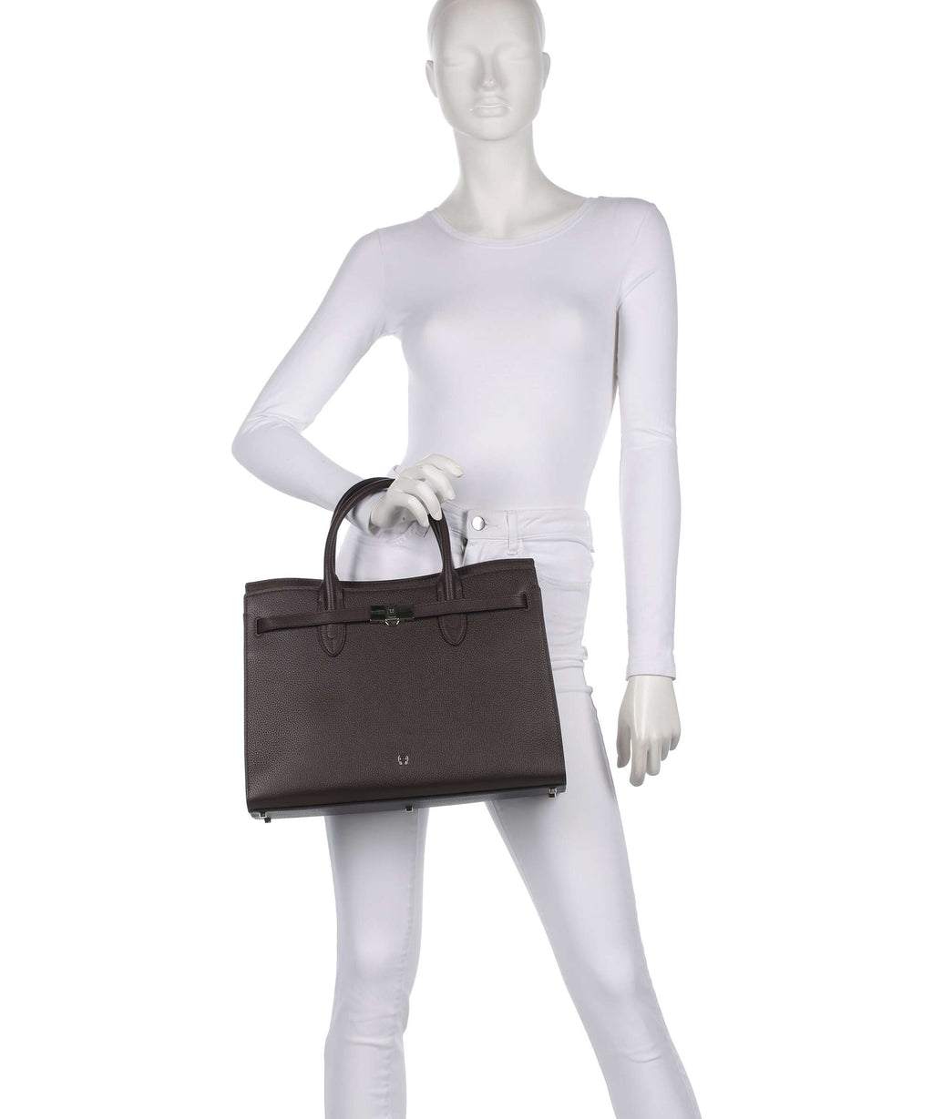 Aigner Farah L Handbag soil brown