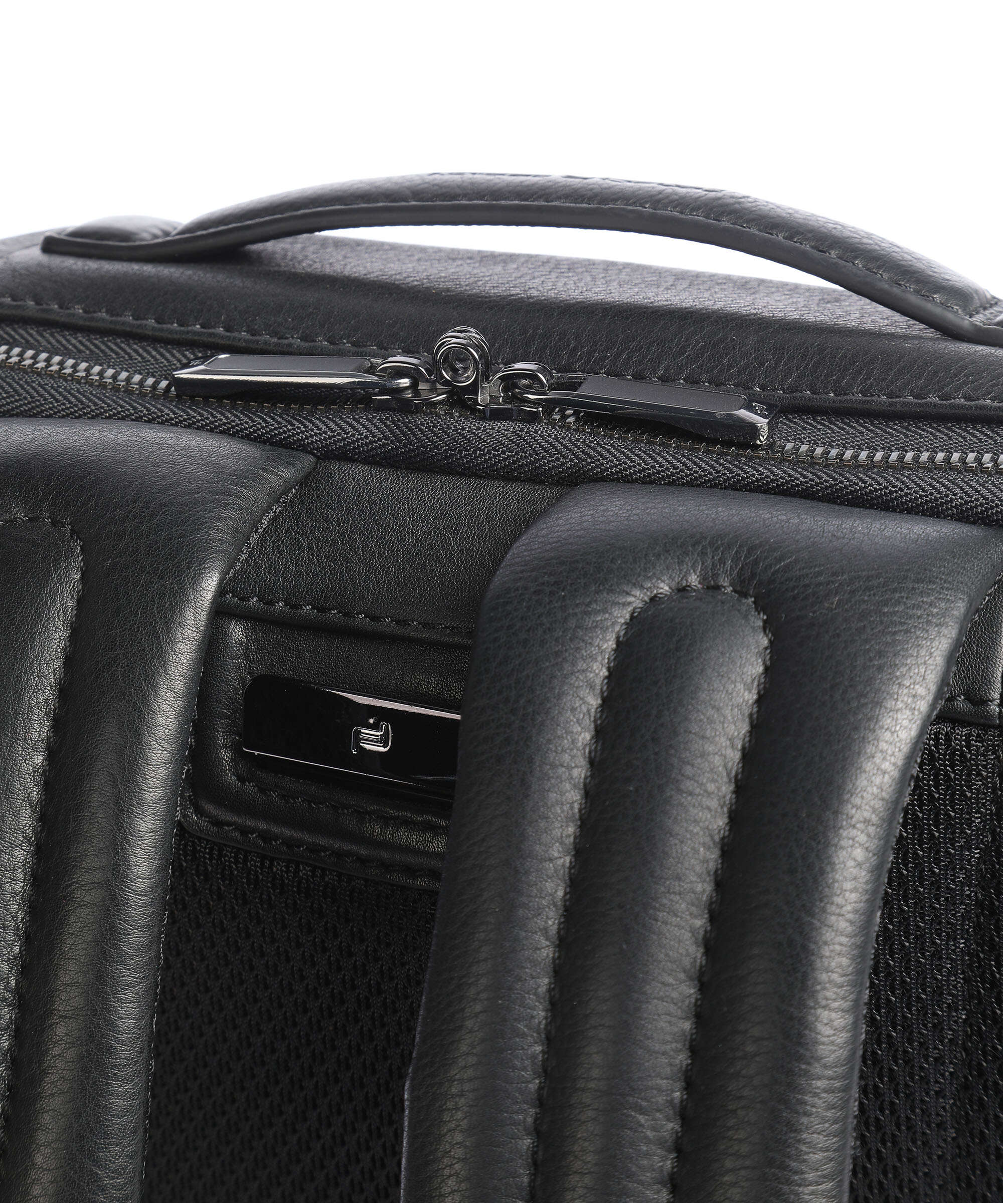 Porsche Design Roadster Leather Laptop backpack black