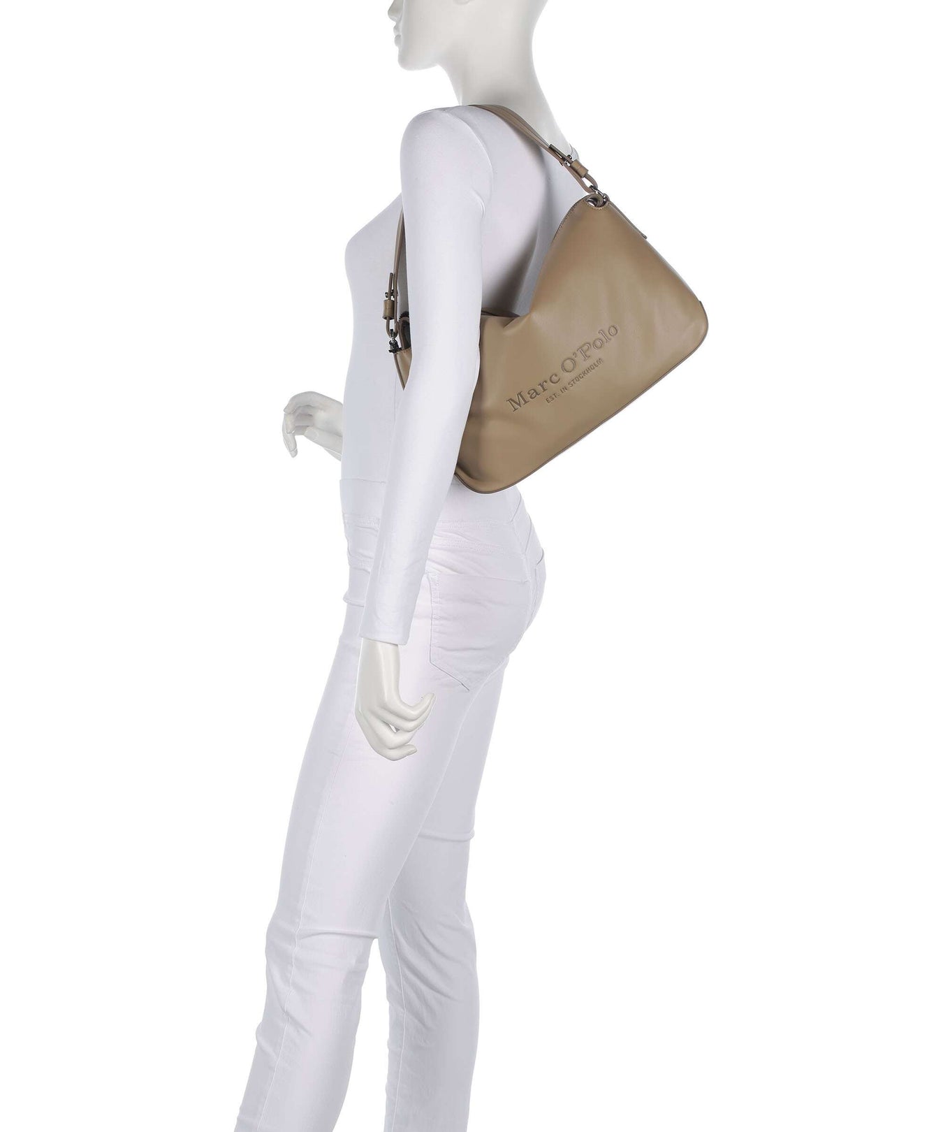 Marc O'Polo Valli M Hobo bag dusty earth