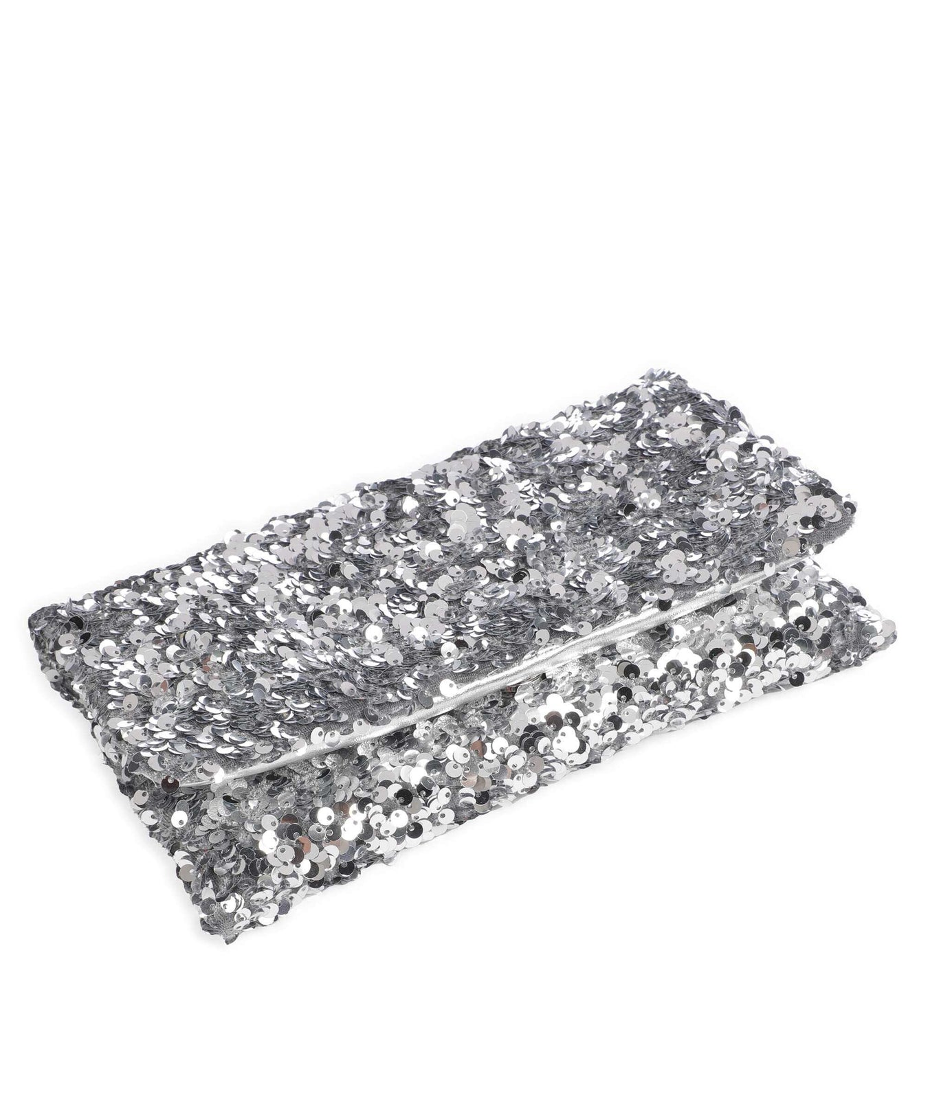 Abro Sequins Clutch bag silver