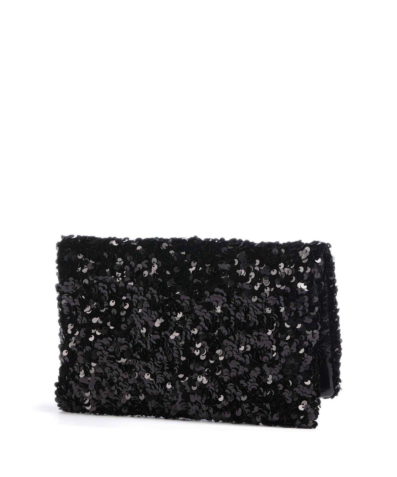 Abro Sequins Clutch bag black/nickel