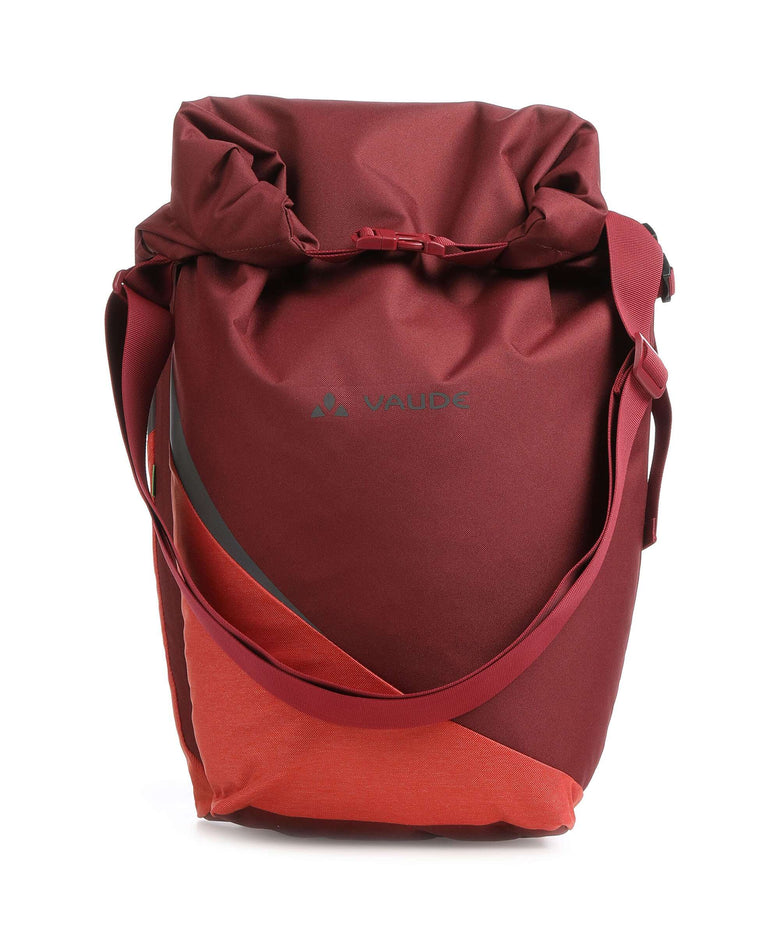 Vaude Road Master Urban Double bike pannier dark cherry