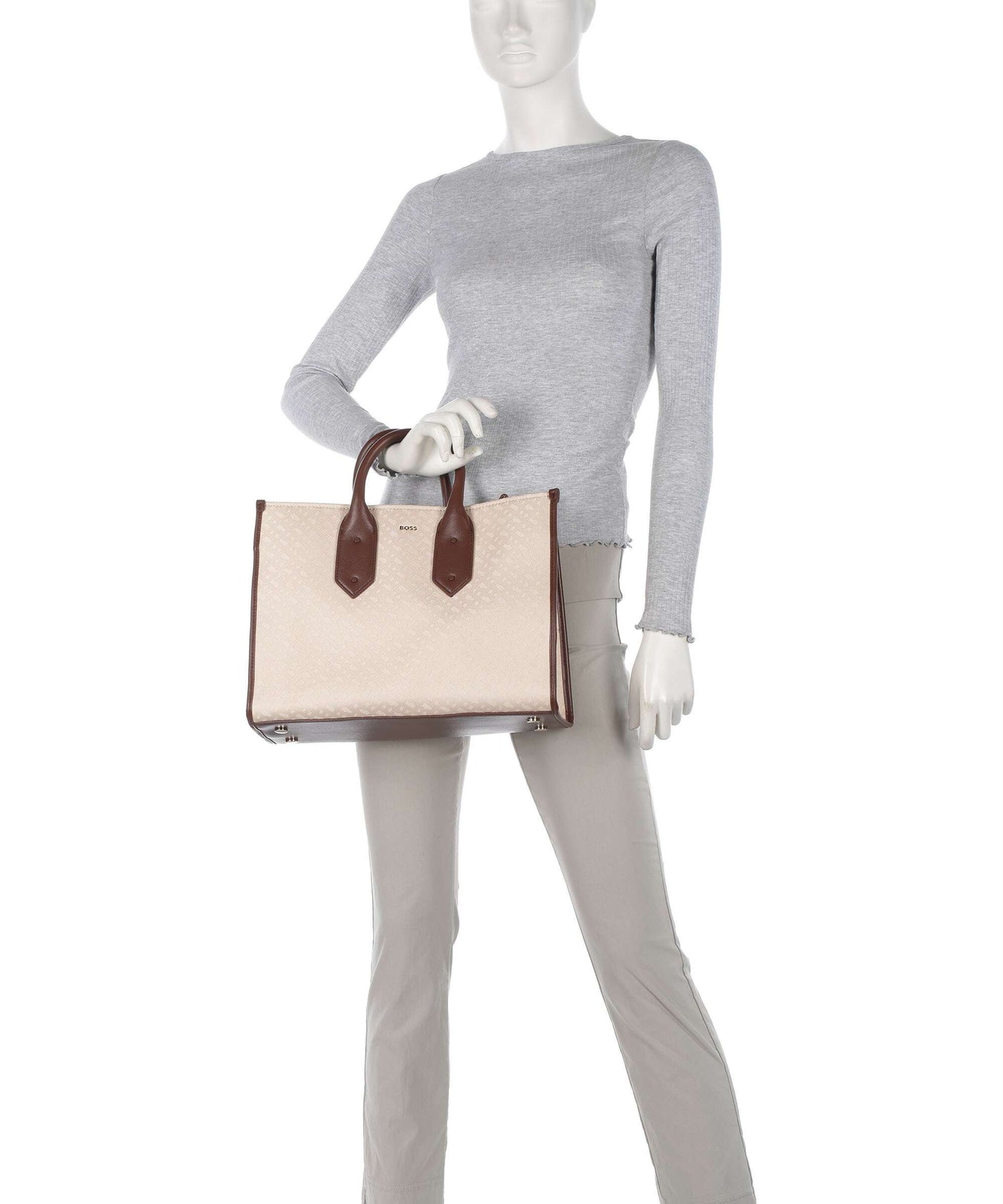 BOSS Sandy Handbag dark brown