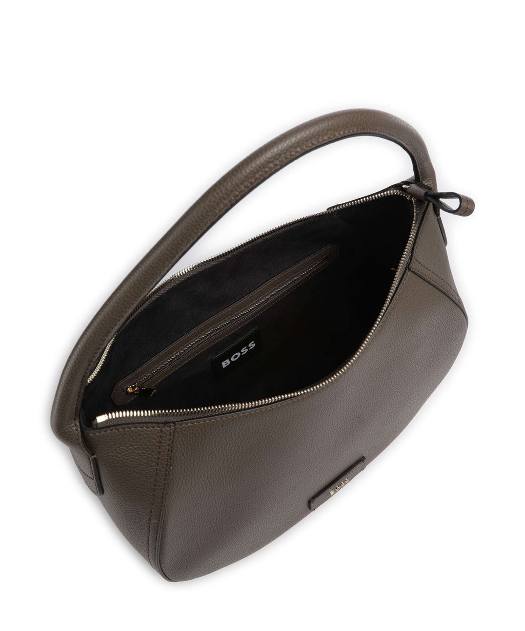 BOSS Lenah Hobo bag medium brown