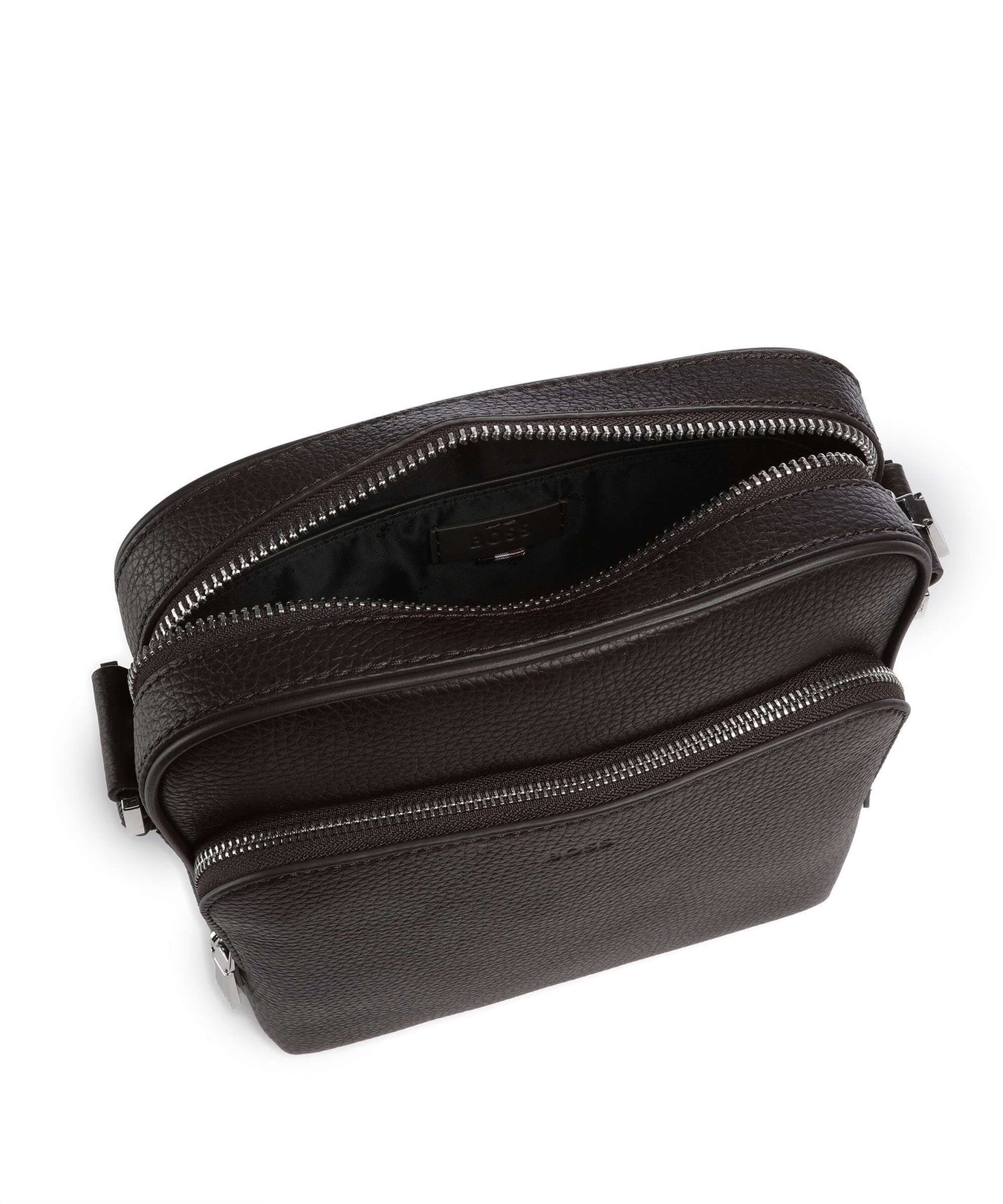 BOSS Crosstown Crossbody bag dark brown