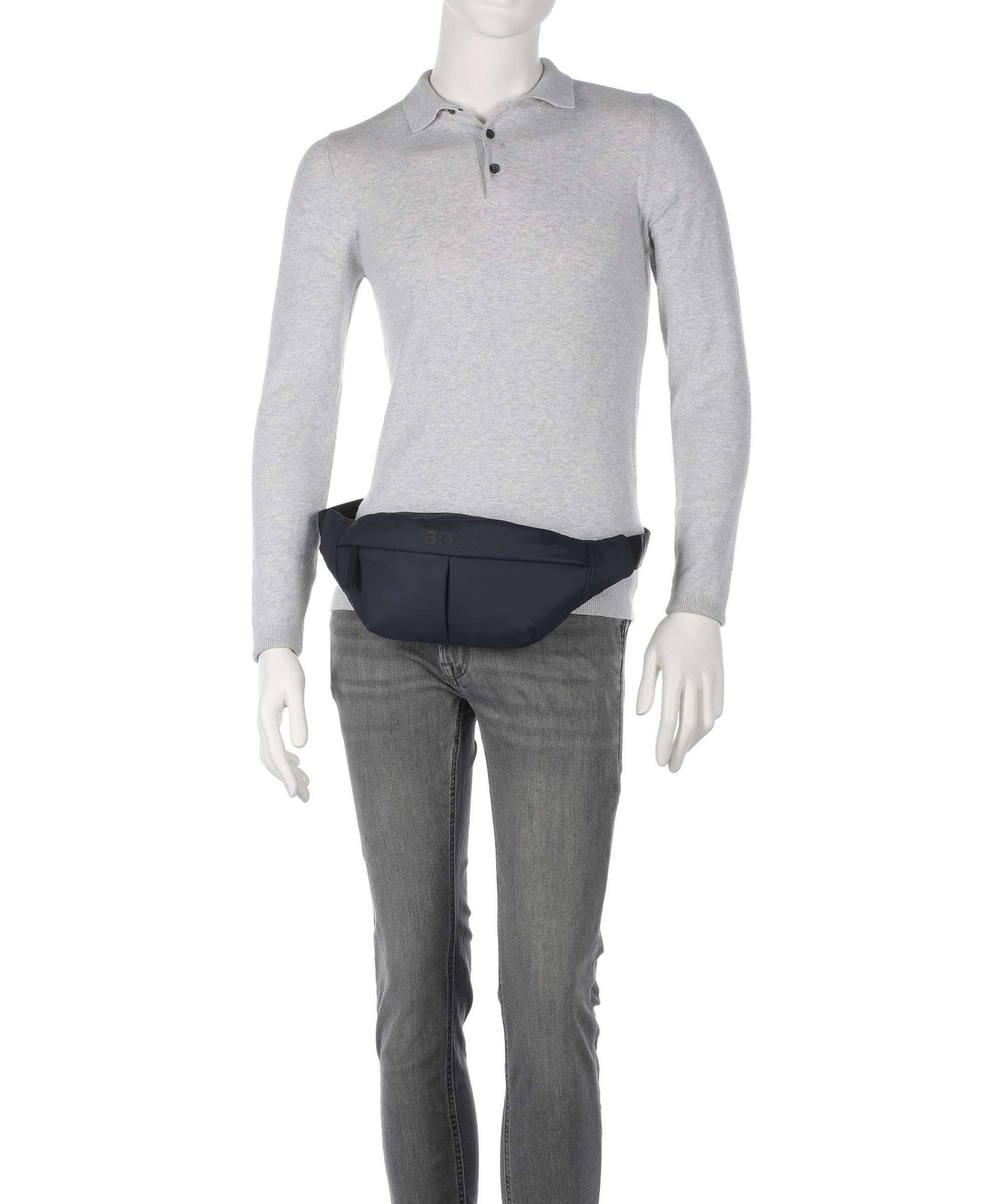 BOSS Stormy Fanny pack dark blue