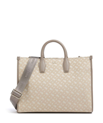 BOSS Sandy Handväskor light beige