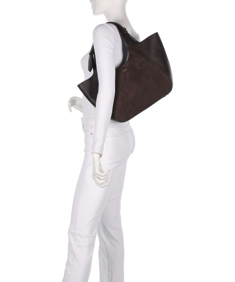 BOSS Lenah Big Tote bag dark purple