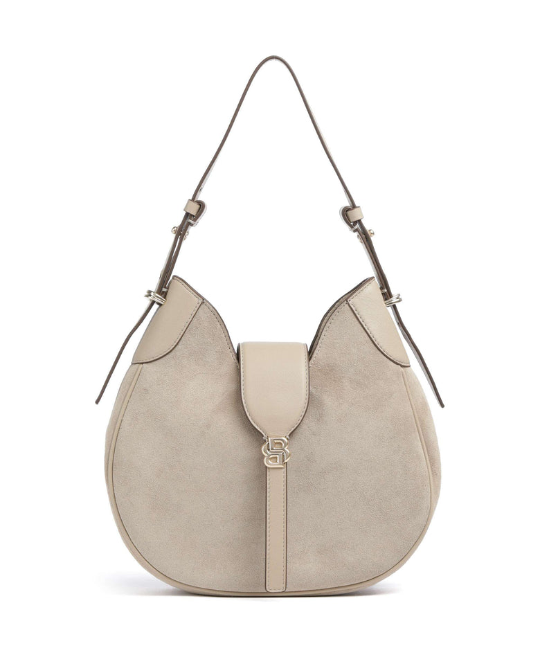 BOSS Beyond Hobo bag light beige