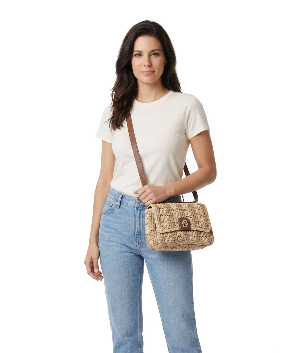 BOSS Beyond Crossbody bag open white