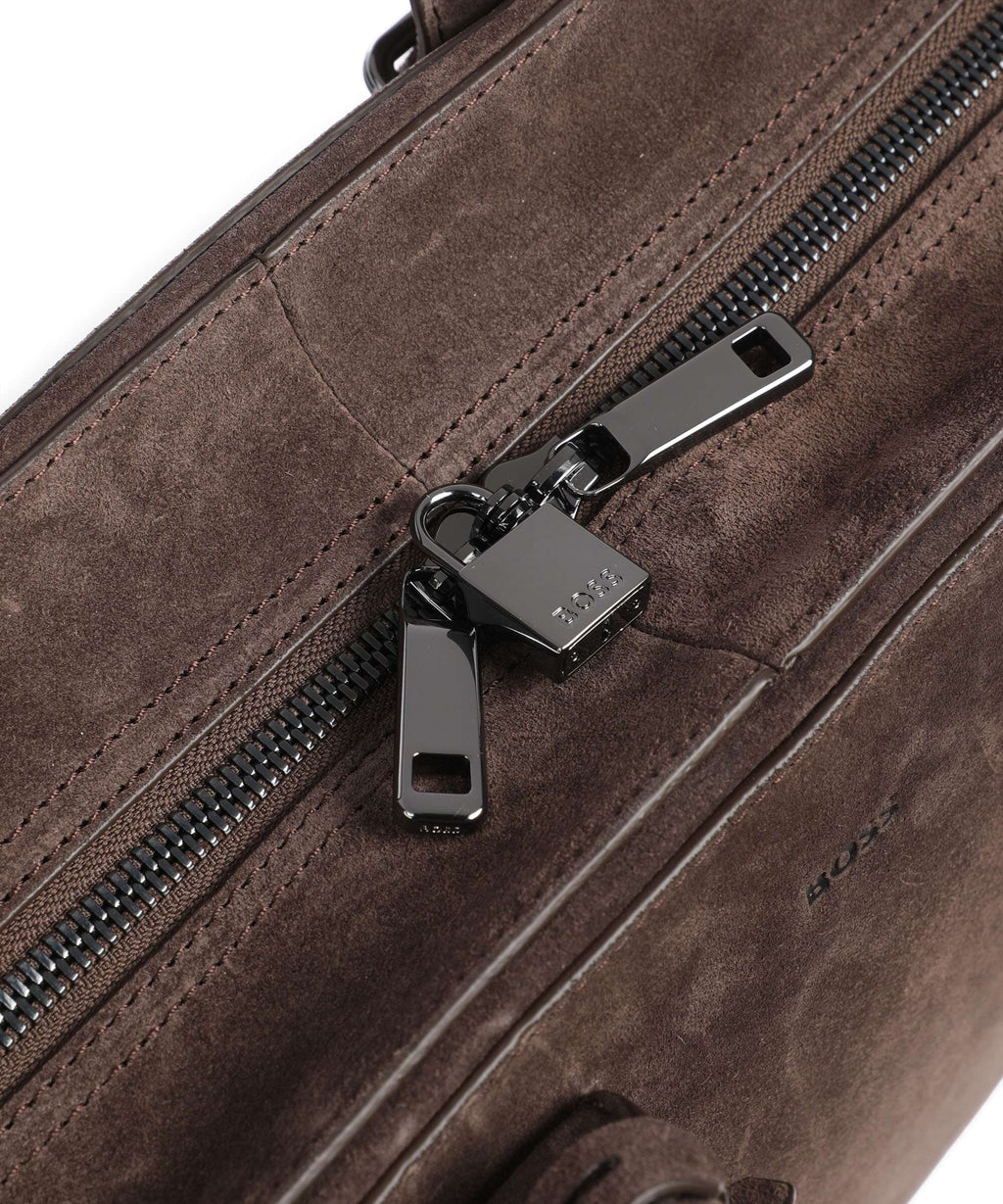 BOSS Madison Weekend bag dark brown