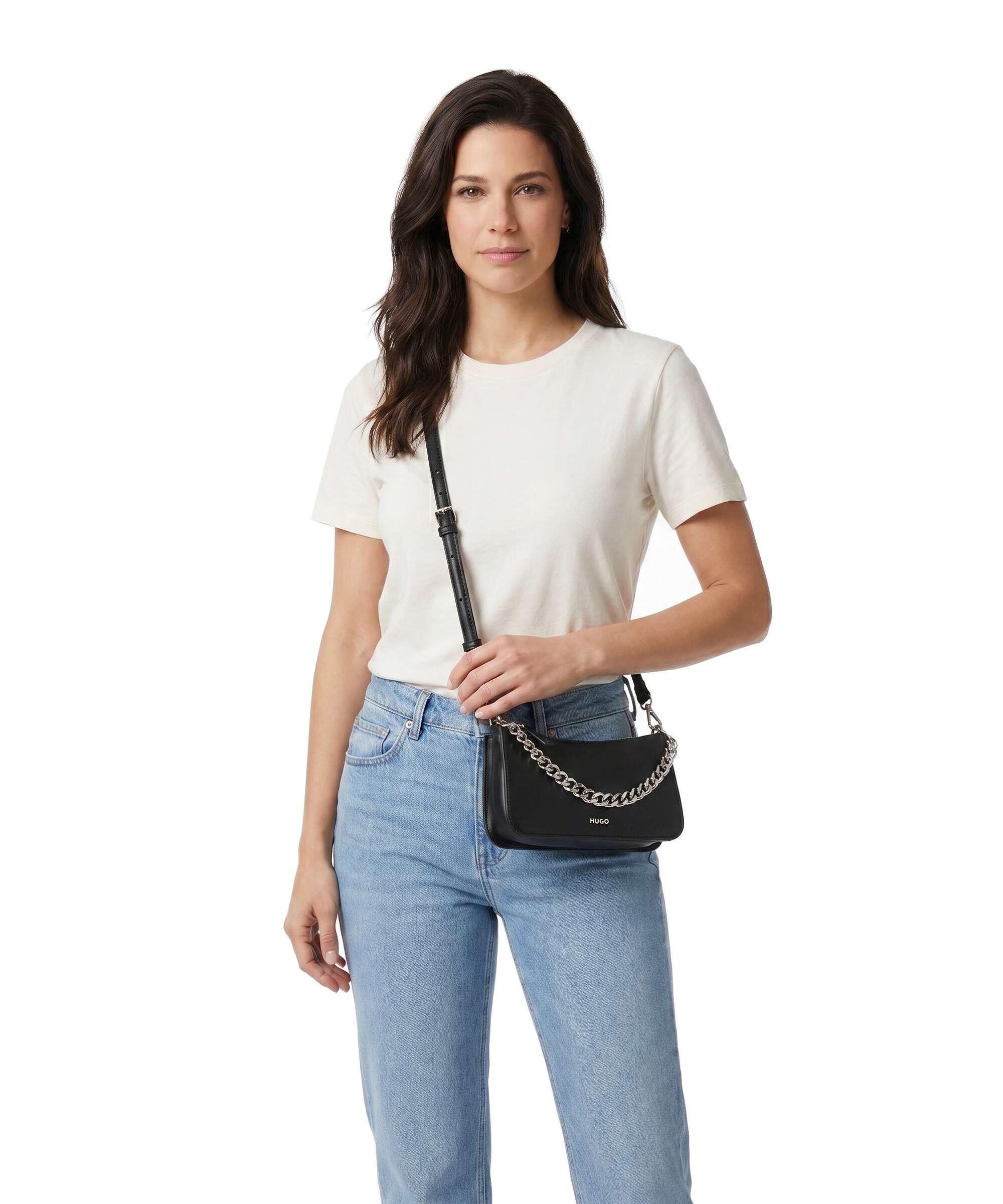 Hugo Love Crossbody bag black