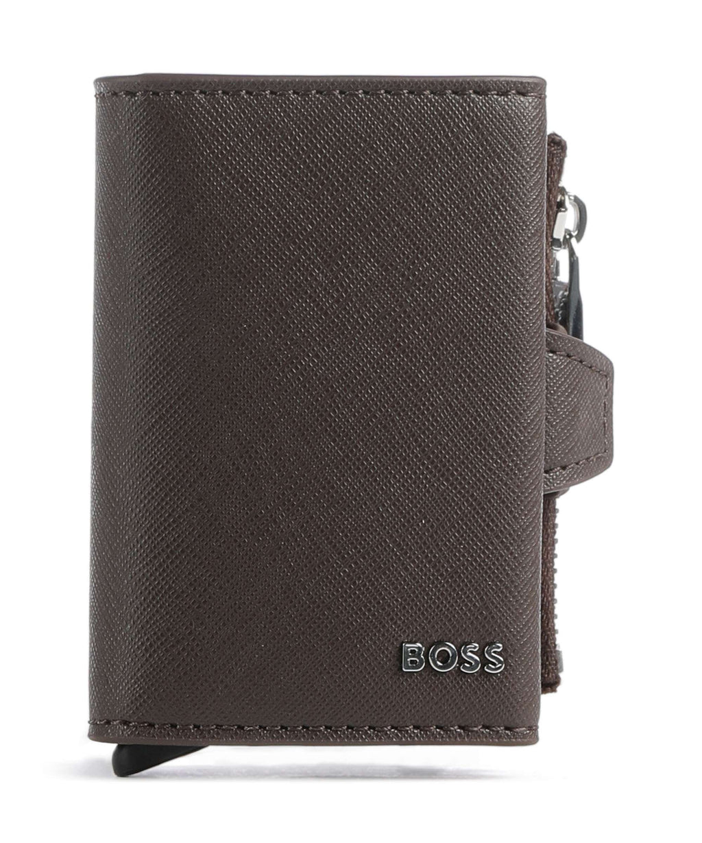 BOSS Northon Credit card holder dark brown