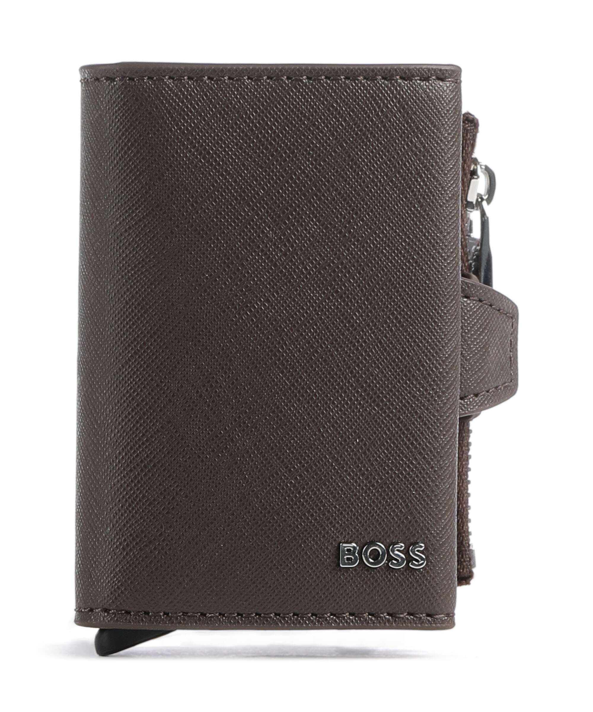 BOSS Northon Credit card holder dark brown