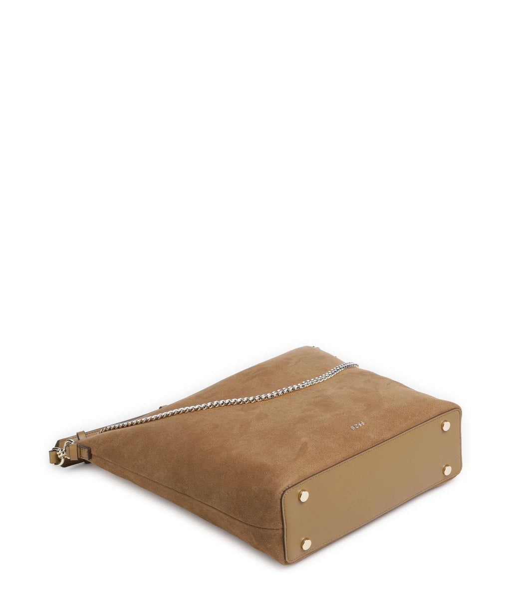 BOSS Yelena Hobo bag medium beige