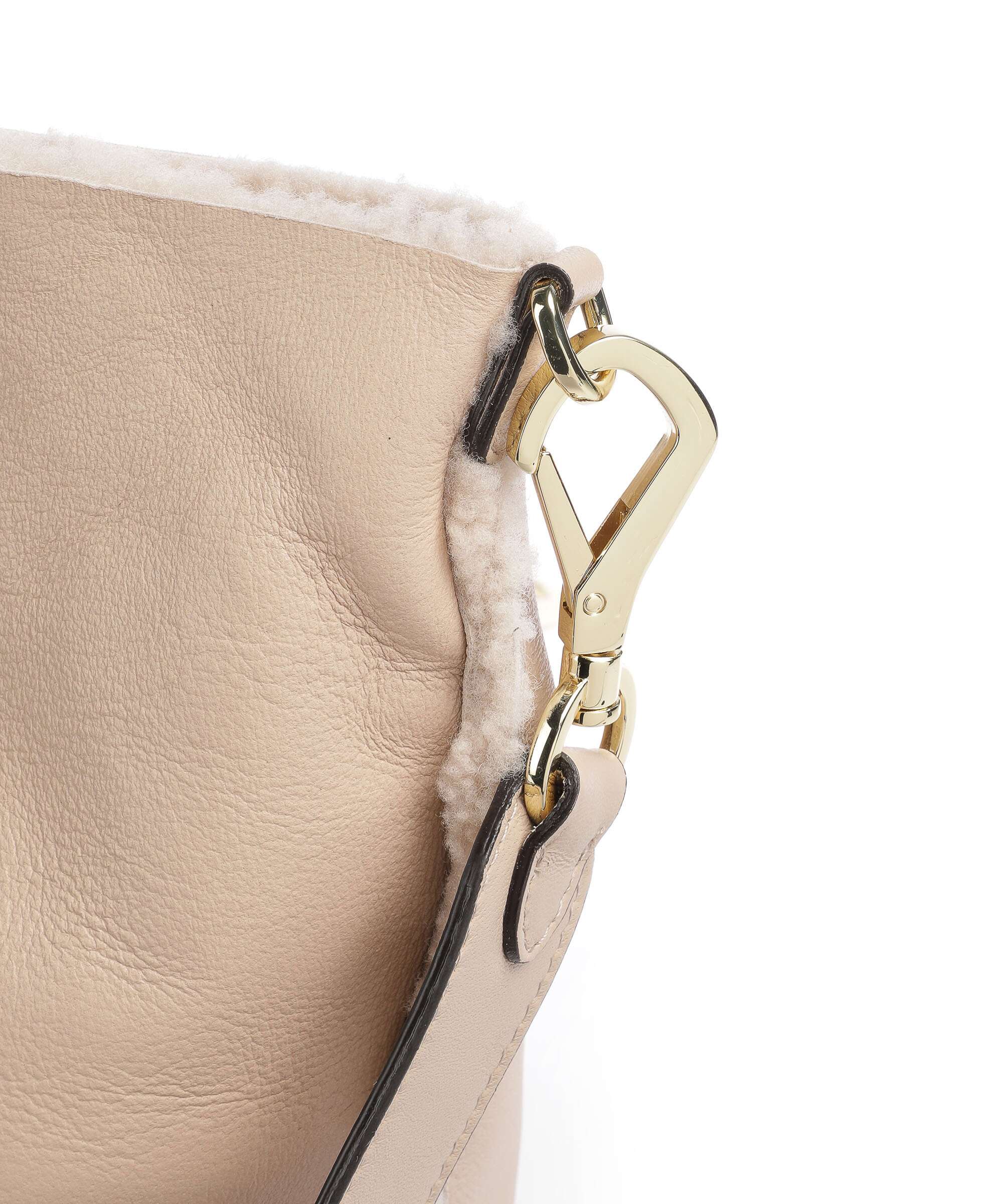 Abro Shearling Raquel Handbag natural
