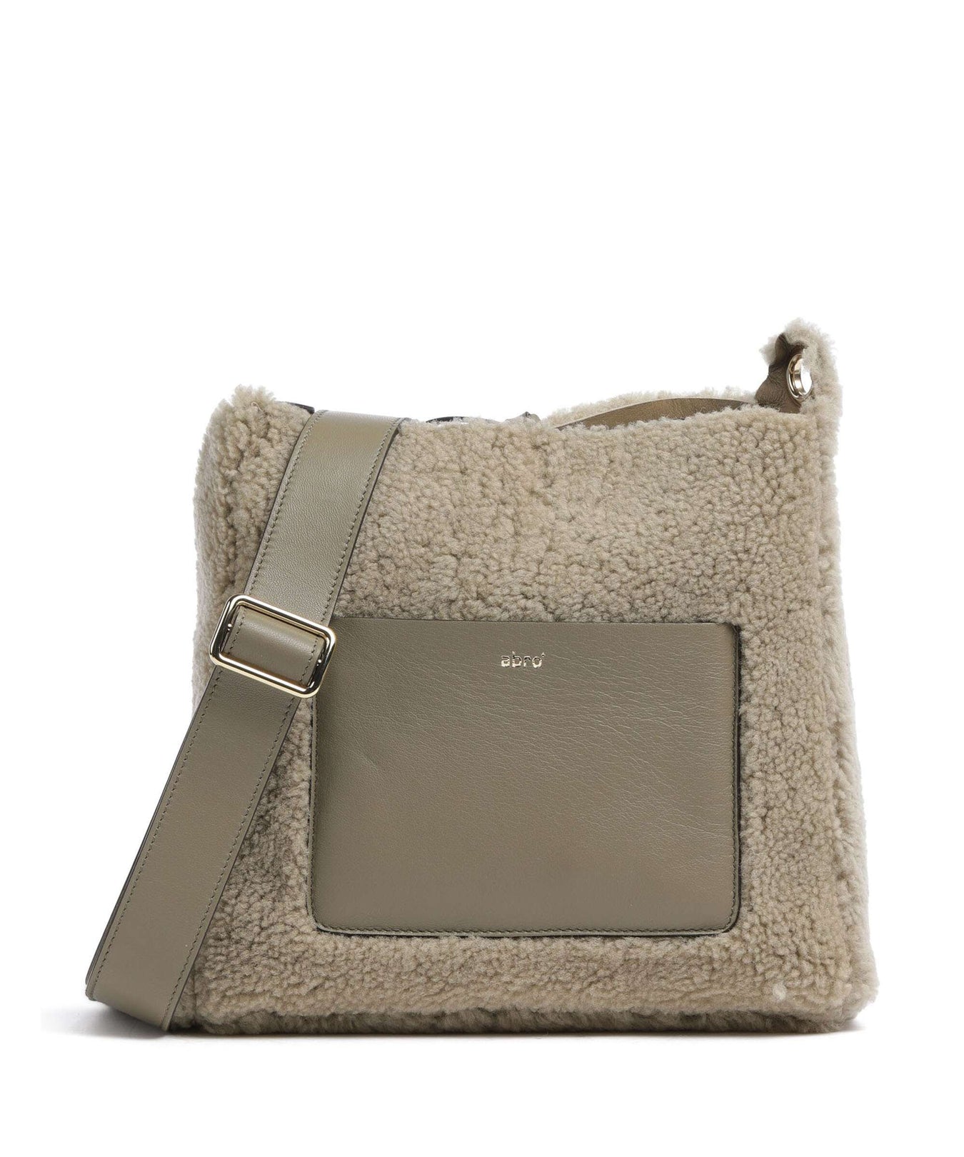 Abro Shearling Raquel Crossbody bag siena