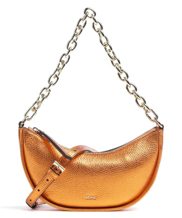 Abro Shimmer Moon Axelremsväska orange