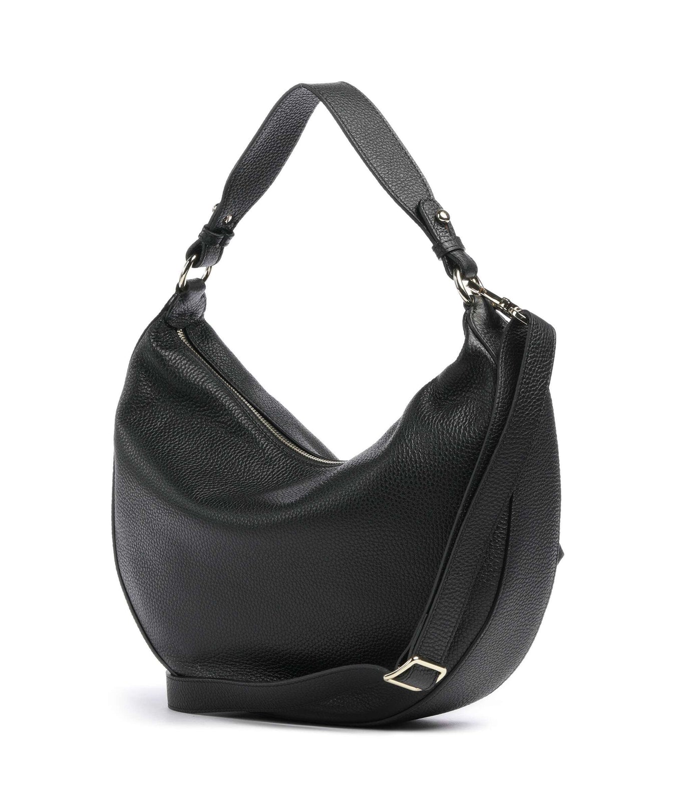 Abro Adria Lulu Small Hobo bag black/gold