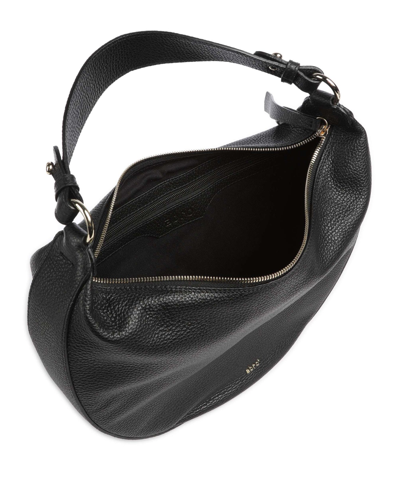Abro Adria Lulu Small Hobo bag black/gold