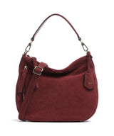 Abro Suede Juna Hobo väska bordeaux