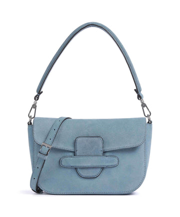 Abro Suede Camilla Axelremsväska blue