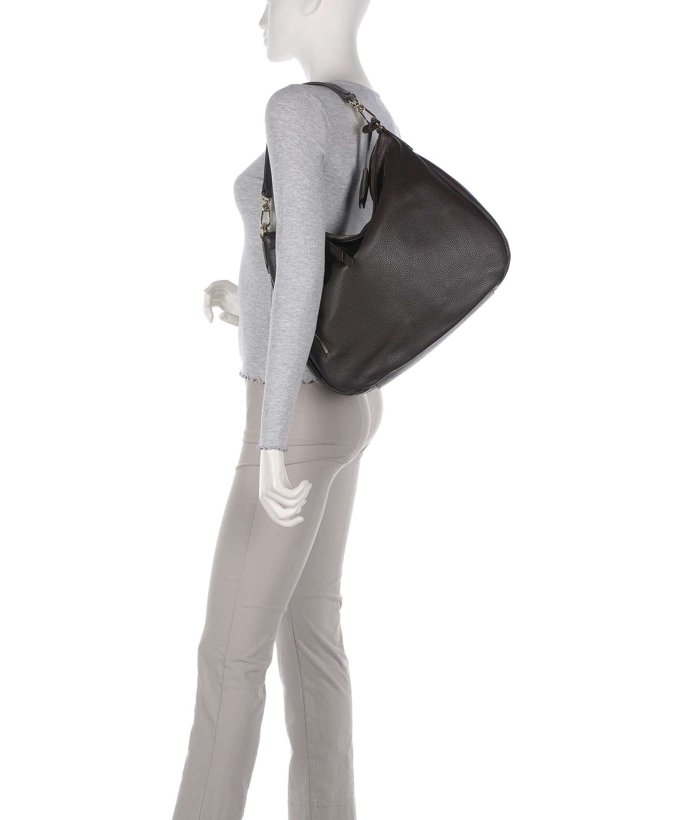 Abro Adria Juna Hobo bag brown