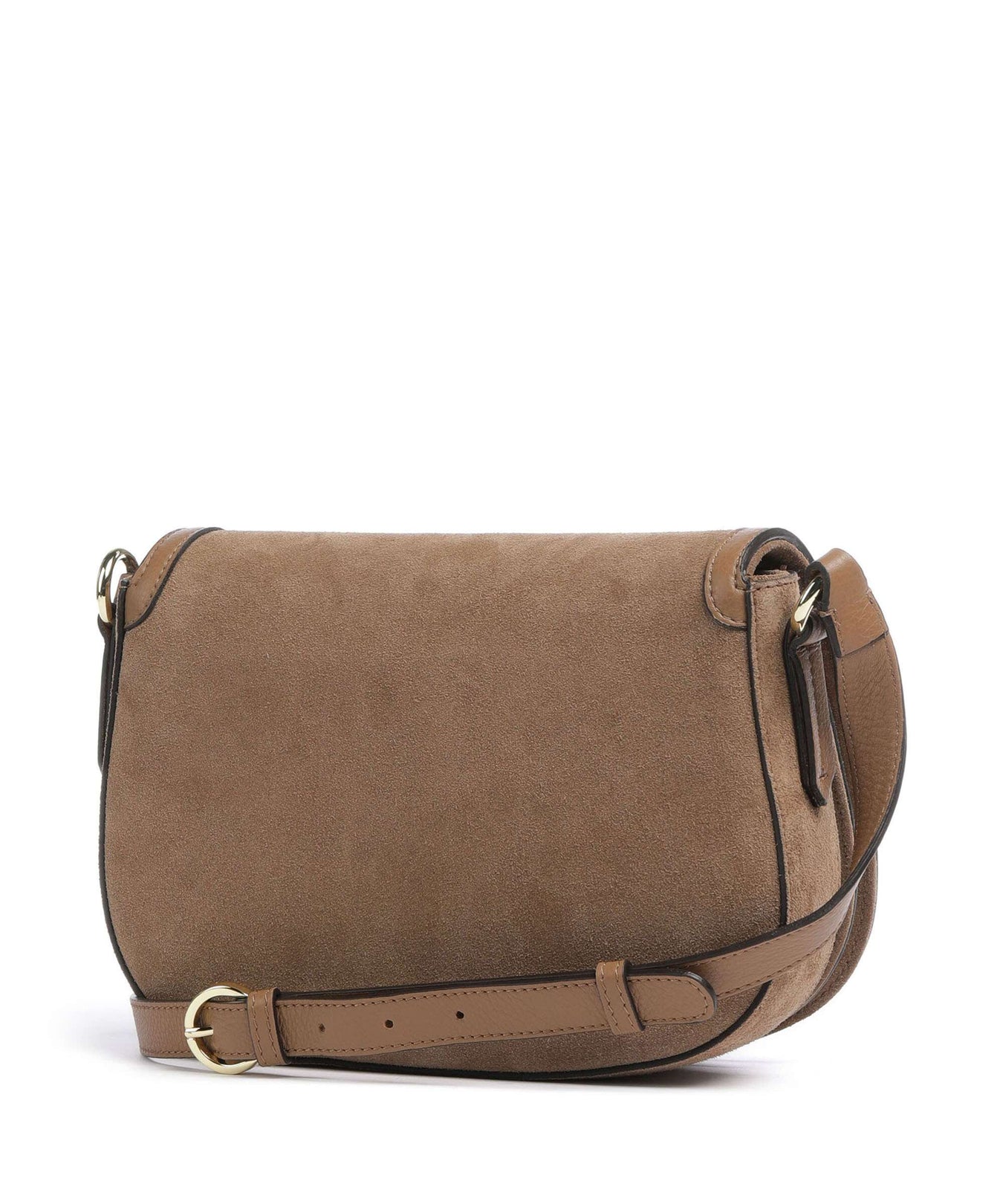 Abro Suede Rosalia Crossbody bag camel