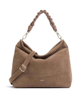 Abro Suede Soley Hobo väska camel