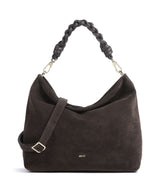 Abro Suede Soley Hobo väska brown
