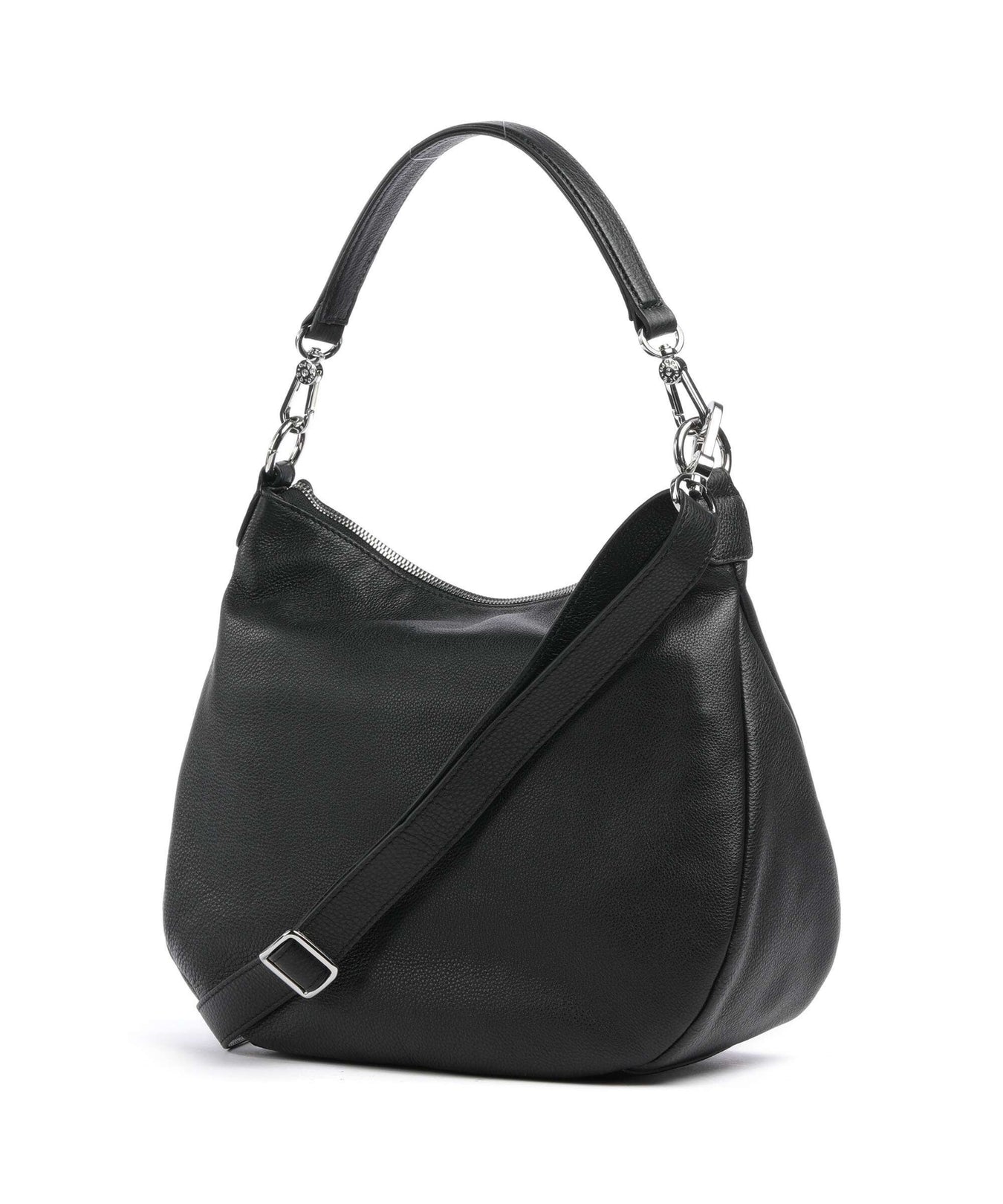 Abro Dalia Evelyn Hobo bag black/nickel