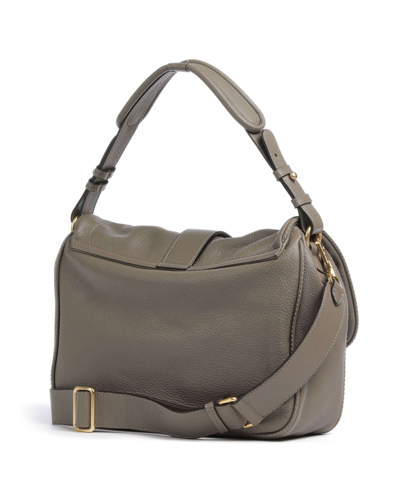 Abro Dalia Star Saddle Hobo bag taupe