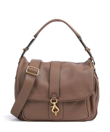 Abro Dalia Star Saddle Hobo väska camel
