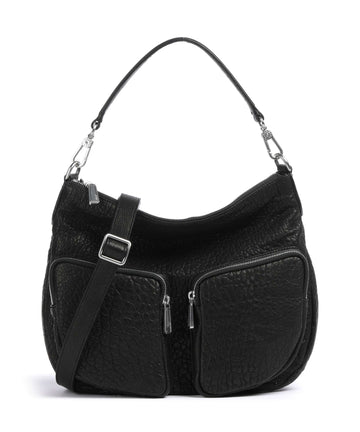 Abro Bubble Cargo Hobo väska black/nickel