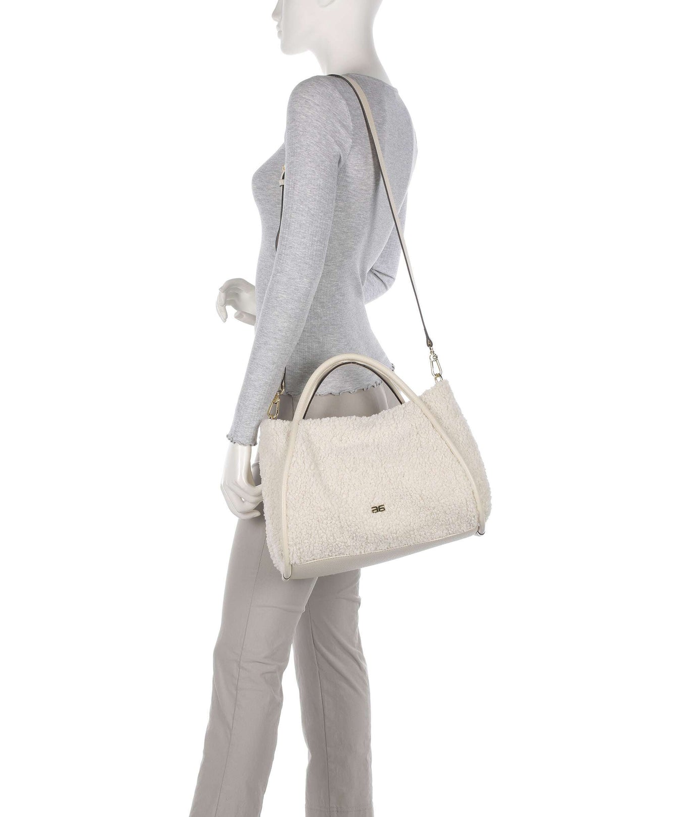 Abro Artico Willow Handbag ivory