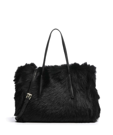 Abro Shearling Noelle Handväskor black/gold