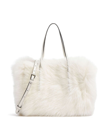 Abro Shearling Noelle Handväskor beige