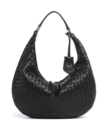 Abro Piuma Nana Hobo väska black/nickel